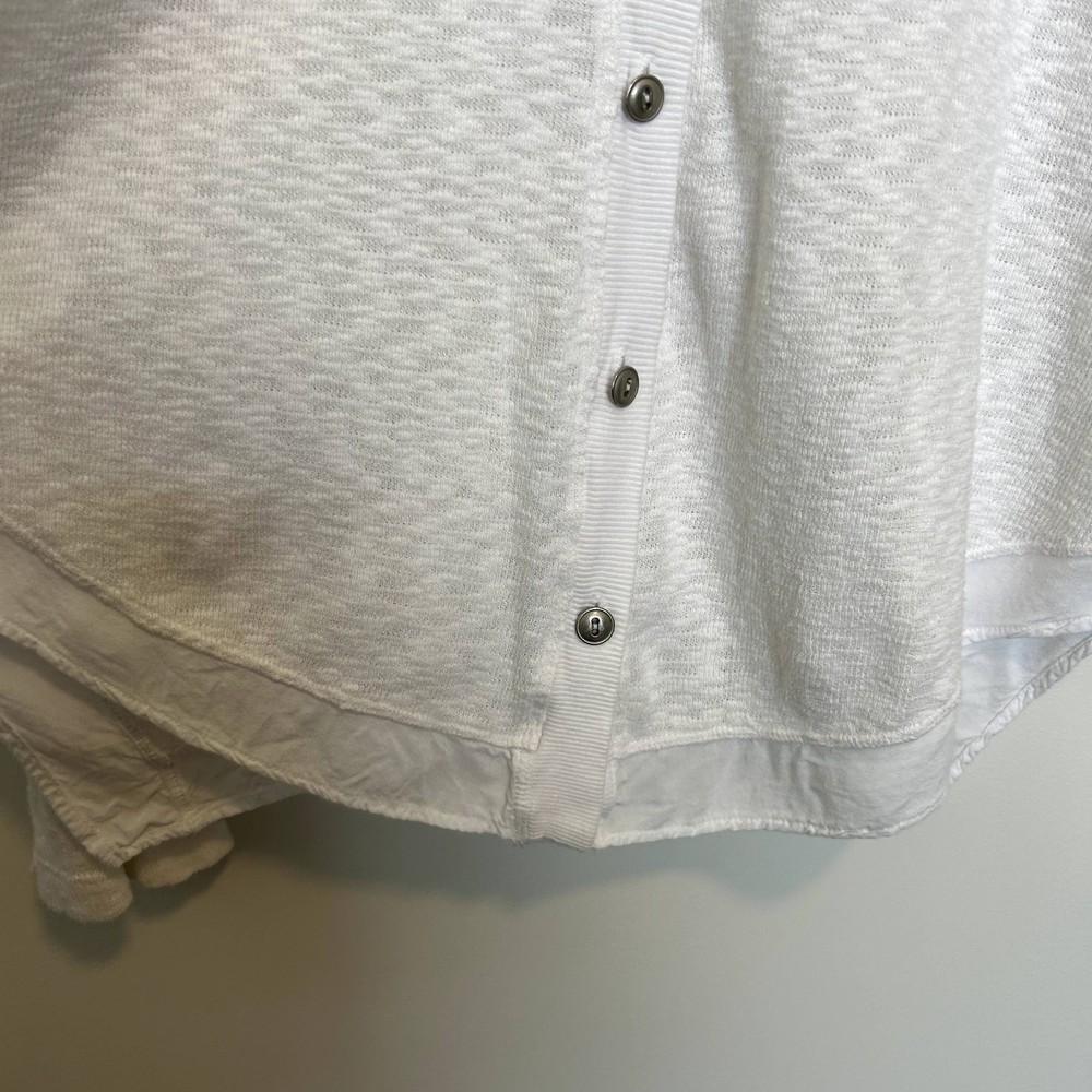 Left Of Center Anthropologie Long Sleeve Evie Cardigan Sweater Sz Medium - Picture 13 of 15